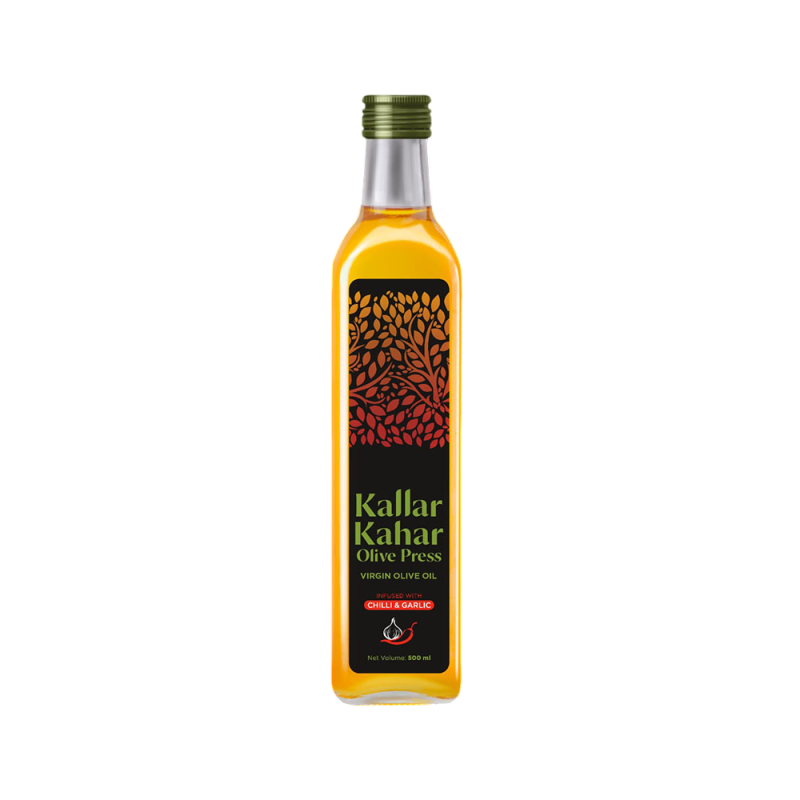 Kallar Kahar Chilli & Garlic Virgin Olive Oil 500ml