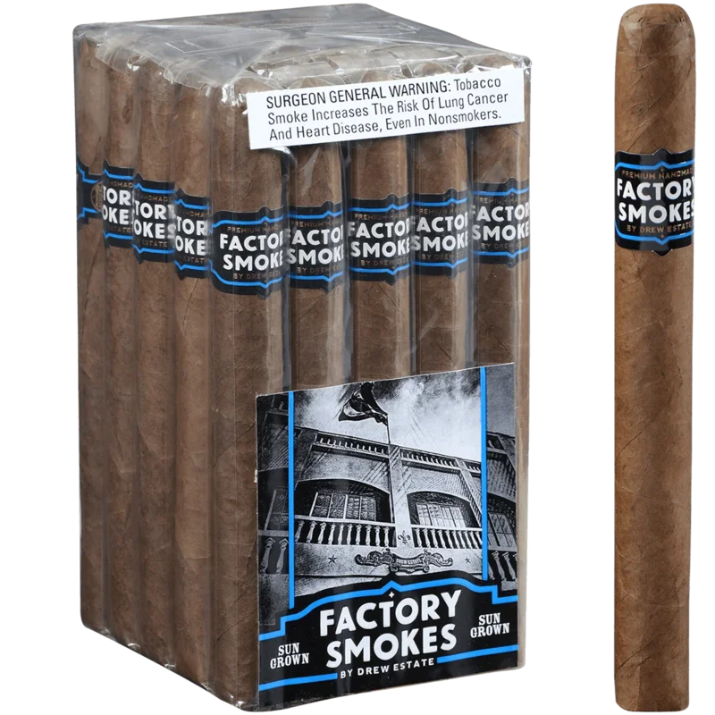FACTORY SMOKE BY DREW ESTATE TORO SUN GROWN (1 CIGAR)